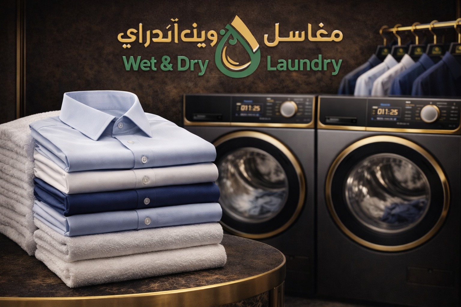 خدمة غسيل ملابس في الرياض