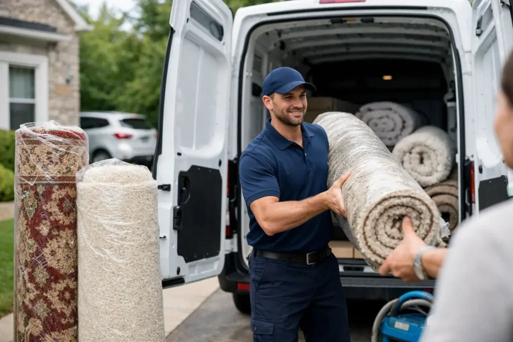 Carpet Cleaning Pickup Service
