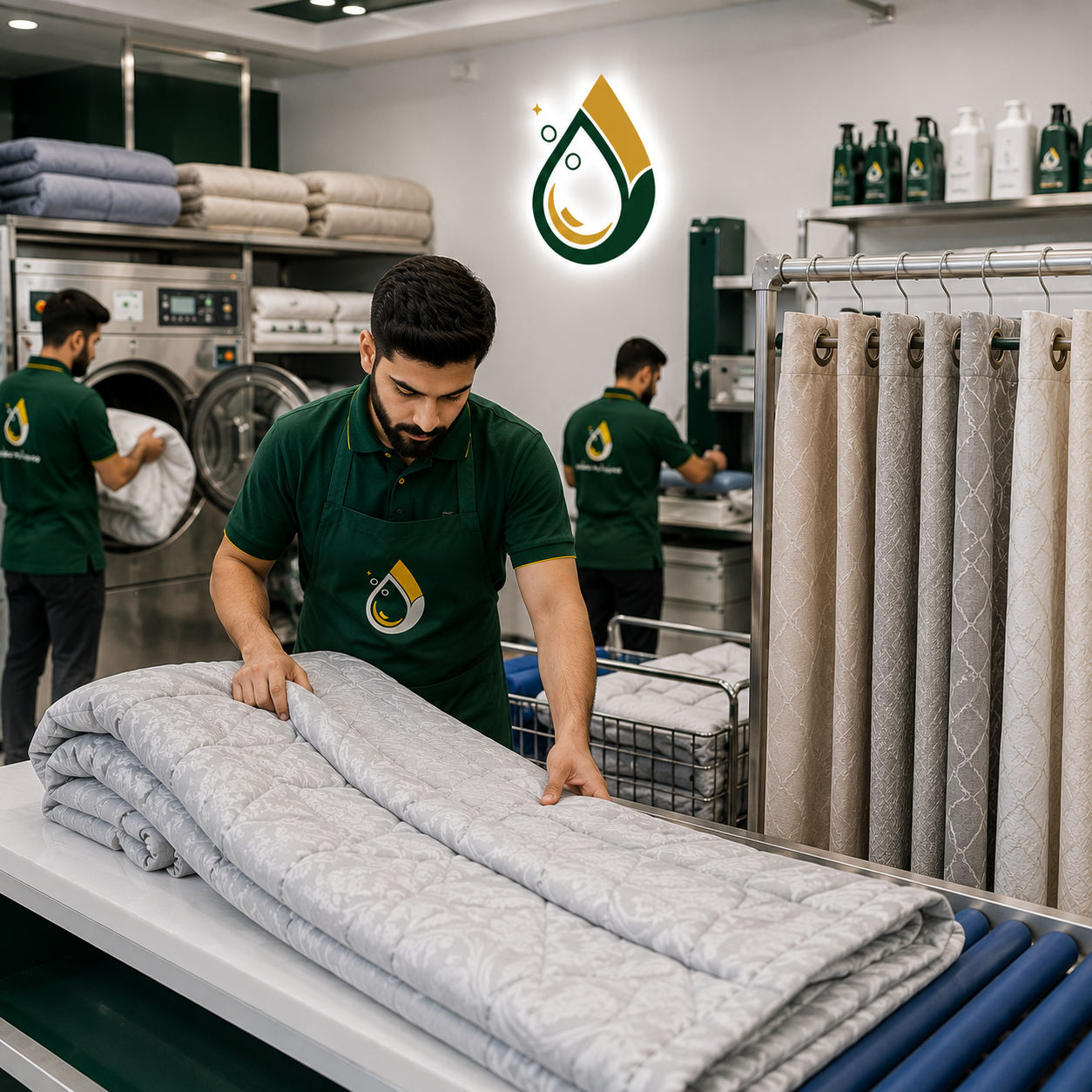 Blanket, comforter and curtain cleaning service in Riyadh