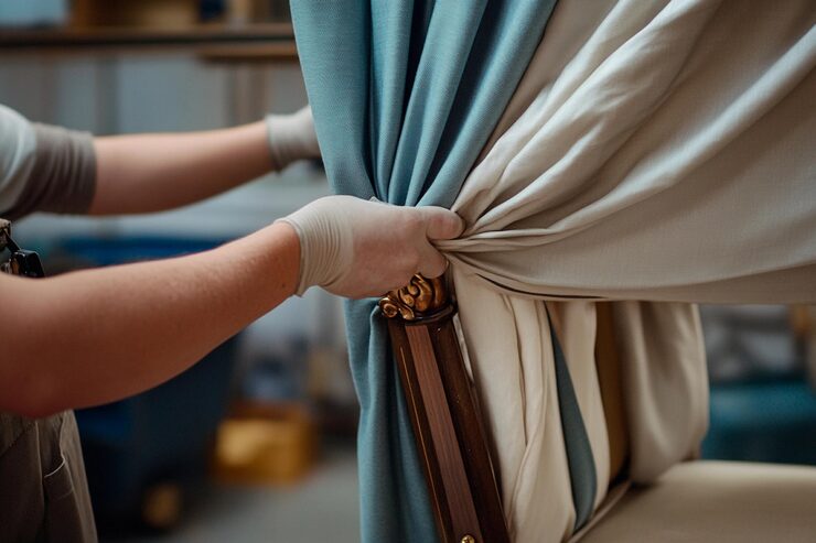 Curtain and blanket cleaning service in Al-Yasmeen, Riyadh